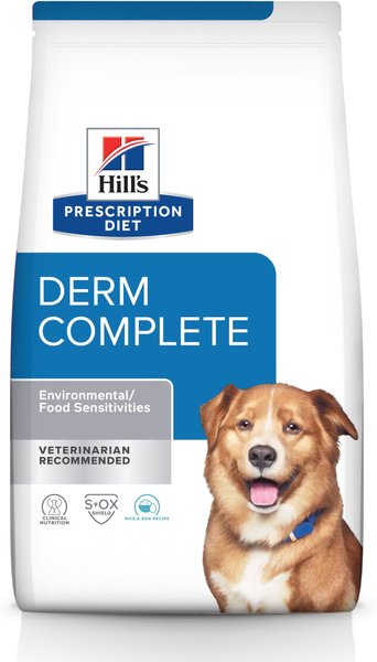 Hill's Prescription Diet Derm Complete Dry Dog Food, 24-lb bag slide 1 of 9
