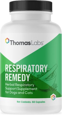 Thomas Labs Respiratory Remedy Herbal Dog & Cat Supplement, 60 count, slide 1 of 1