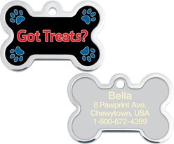 Quick-Tag Personalized Dog ID Tag, Got Treats