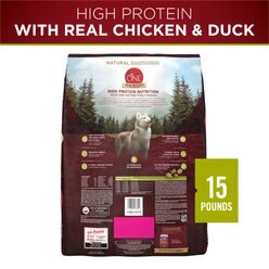Purina ONE True Instinct Chicken & Duck High Protein Dry Dog Food, 15-lb bag slide 2 of 9