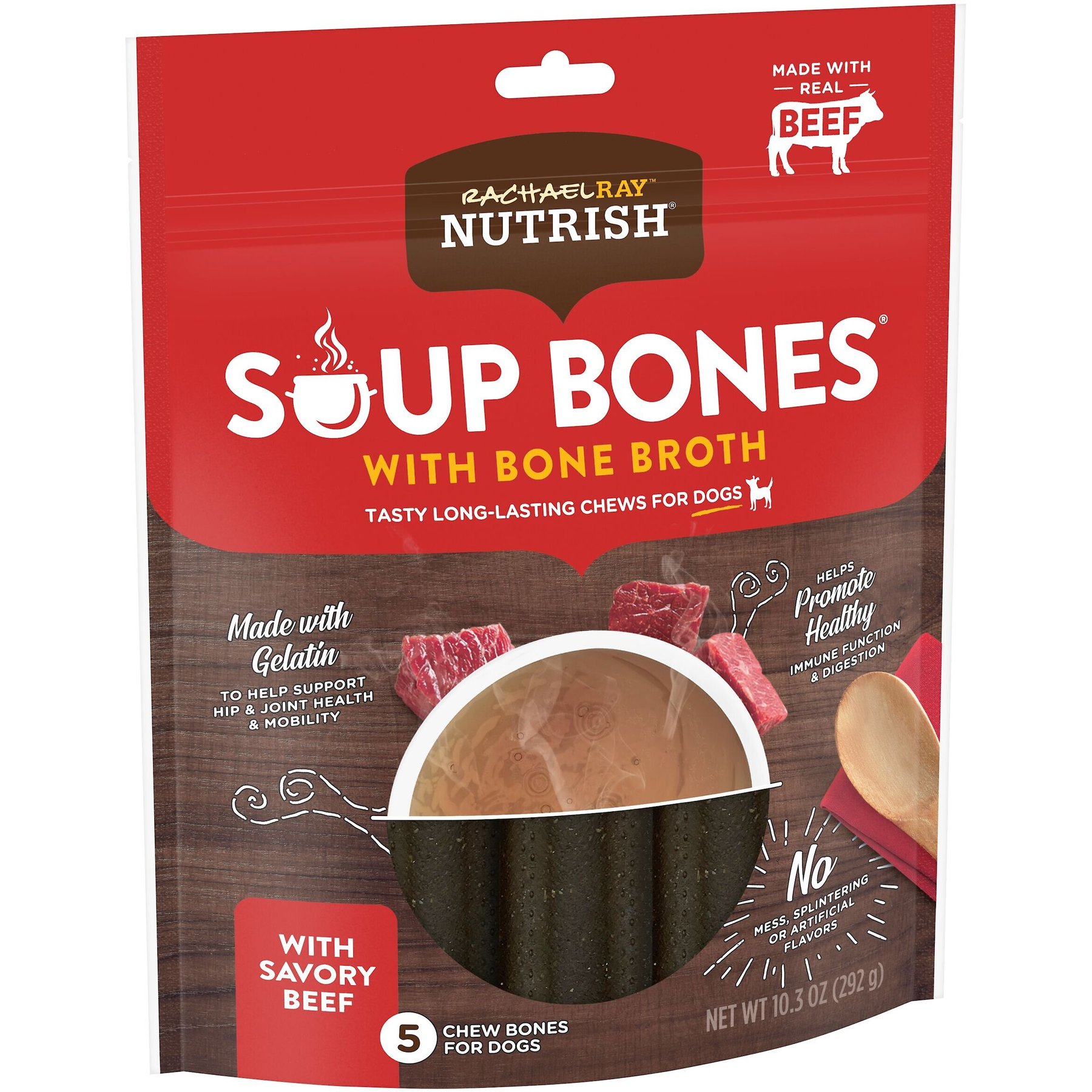 Rachael everyones ray nutrish soup bones dog treats