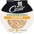 Cesar Wholesome Bowls Chicken Recipe Small Breed Adult Wet Dog Food, 3-oz tray, case of 10