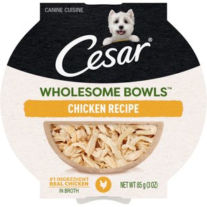 cesar simply crafted chicken dog food