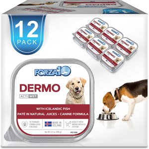 Forza10 Nutraceutic ActiWet Dermo Icelandic Fish Recipe Wet Dog Food, 3.5-oz, case of 12