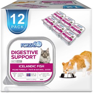 Forza10 Nutraceutic Actiwet Digestive Support Icelandic Fish Recipe Wet Cat Food, 3.5-oz, case of 12