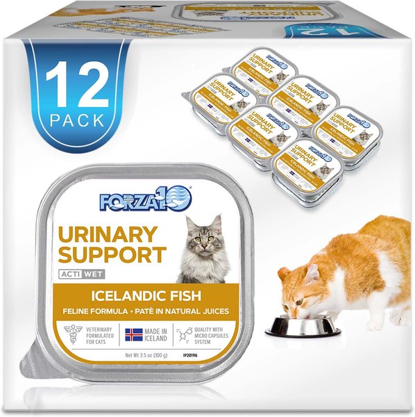 Forza10 Nutraceutic Actiwet Urinary Support Icelandic Fish Recipe Wet Cat Food, 3.5-oz, case of 12 slide 1 of 10