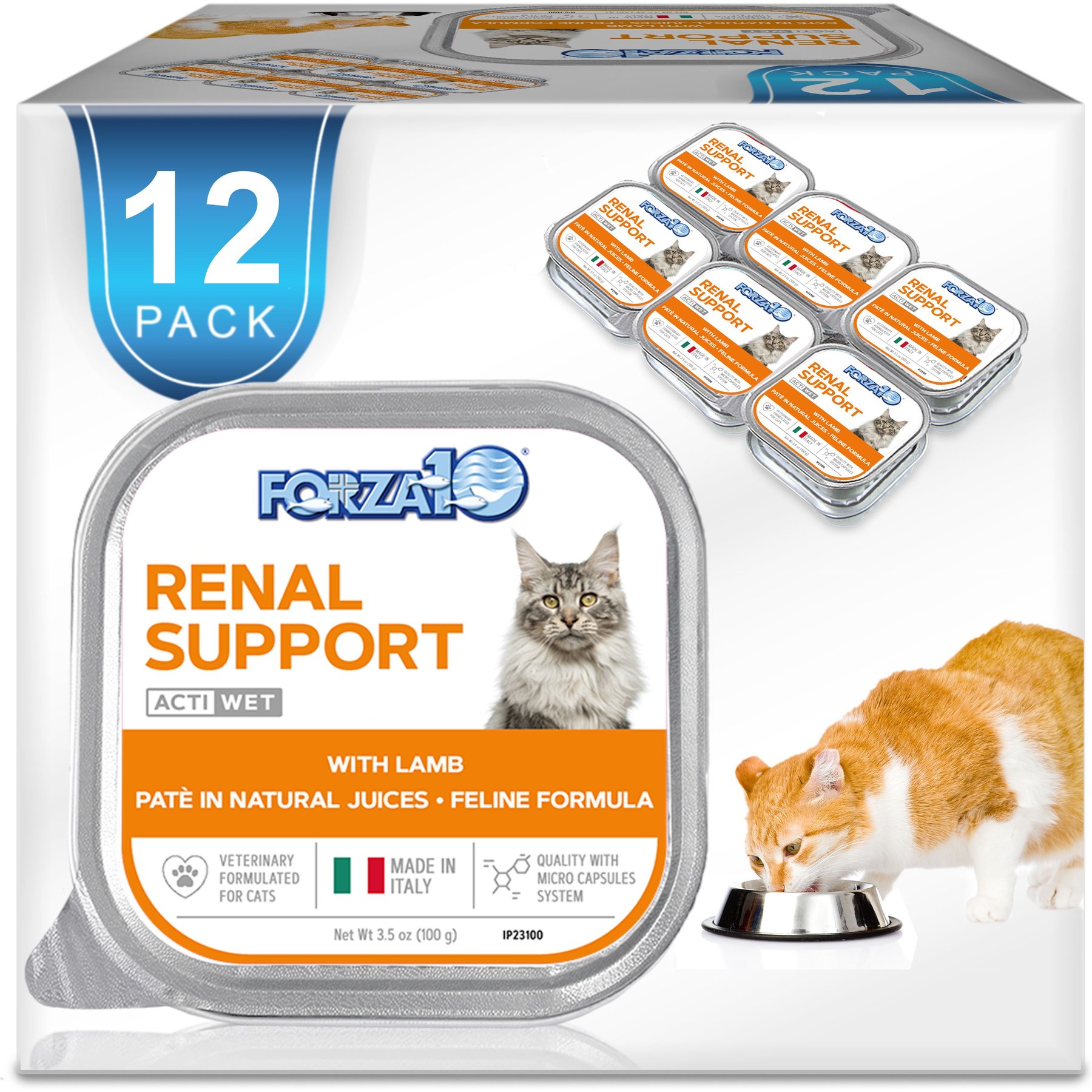 FORZA10 Nutraceutic Actiwet Renal Support Wet Cat Food 3.5 oz