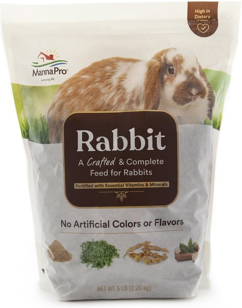 Manna Pro Crafted & Complete Rabbit Food, 5-lb bag slide 1 of 6