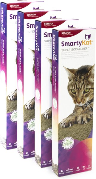 SmartyKat Super Scratcher Cat Toy, 4 count slide 1 of 5