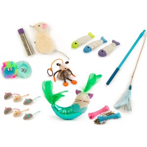 SmartyKat Welcome Home Necessity Pack Cat Toys with Catnip