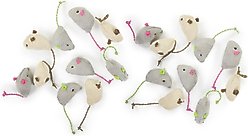 SmartyKat Skitter Critters Catnip Mice Cat Toys with Catnip