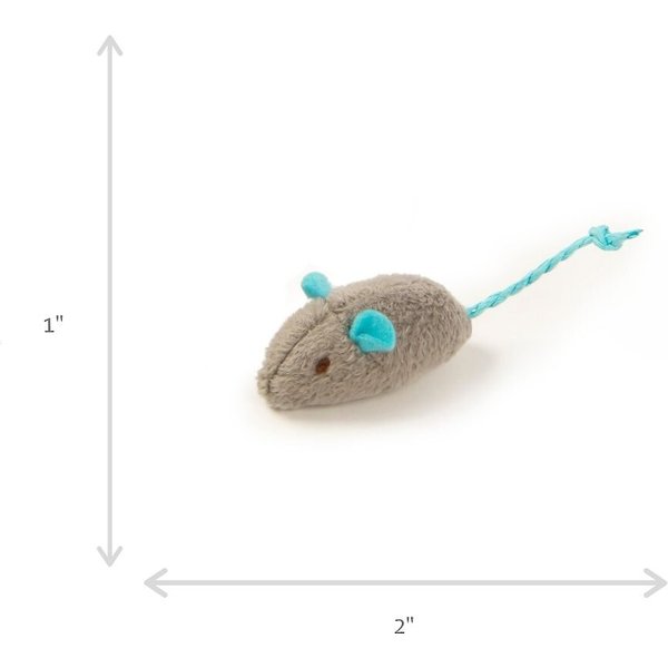 SmartyKat Skitter Critters Catnip Mice Cat Toys Pack of 12 Mice 