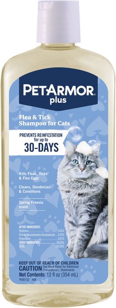 PetArmor Plus Flea & Tick Shampoo for Cats, 12-oz bottle slide 1 of 2