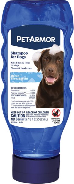 PetArmor Ocean Breeze Scented Flea & Tick Shampoo for Dogs, 18-oz bottle slide 1 of 2