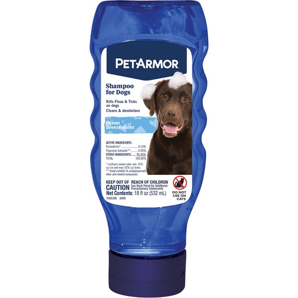 Gnc dog essentials top flea and tick shampoo