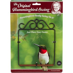 Pop's Birding Company The Original Bird Swing, Black