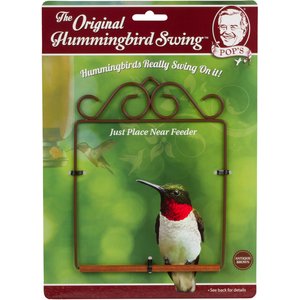 Pop's Birding Company The Original Bird Swing, Brown