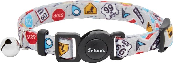 Frisco Traffic Signs Cat Collar, 8-12 Inches, 3/8-in wide slide 1 of 5