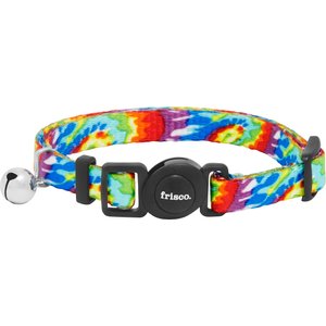 Frisco Tie Dye Cat Collar, 8-12 Inches, 3/8-in wide
