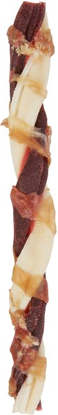 Bones & Chews Triple Flavor Rawhide Twist Dog Treats