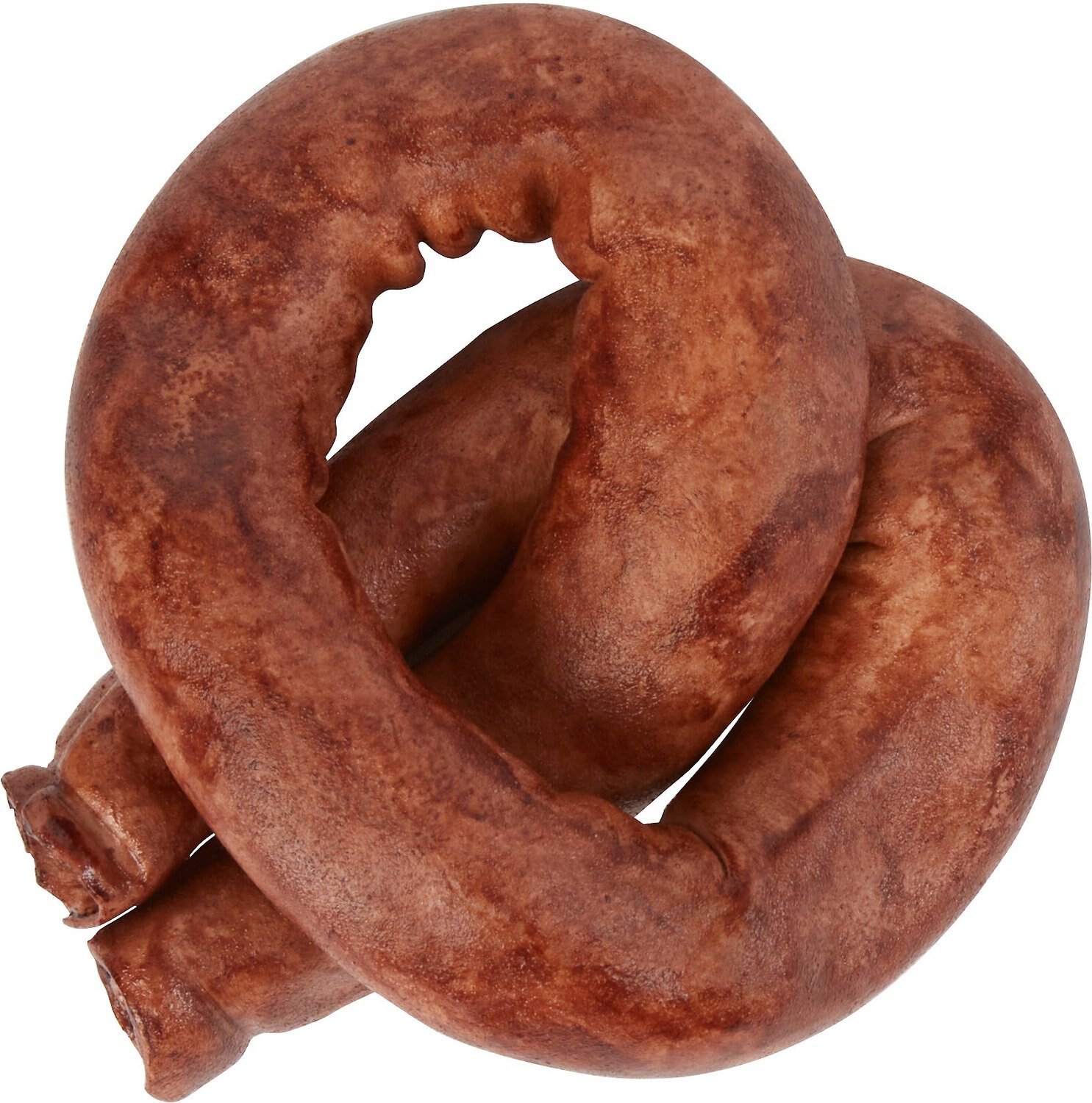 Bones & Chews 6" Beef Basted Rawhide Pretzel Dog Treat