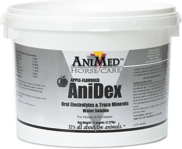 AniMed Anidex Apple-Flavored Horse Supplement, 5-lb tub slide 1 of 1