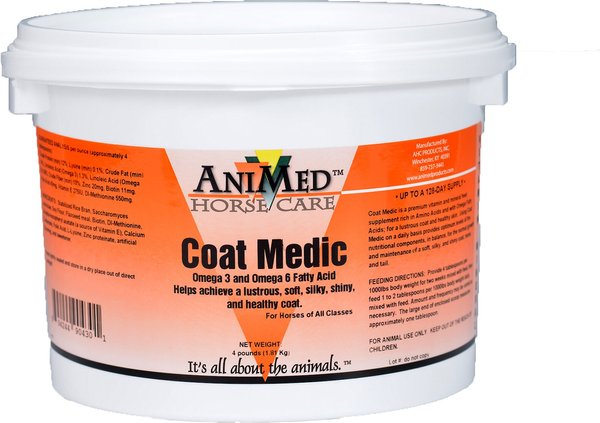 AniMed Coat Medic Horse Supplement, 4-lb tub slide 1 of 1