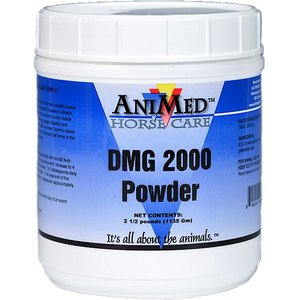 AniMed DMG 2000 Powder Horse Supplement, 2.5-lb tub