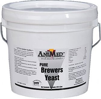 AniMed Pure Brewers Yeast Horse Supplement, 4-lb tub slide 1 of 1