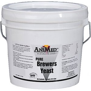 AniMed Pure Brewers Yeast Horse Supplement, 4-lb tub