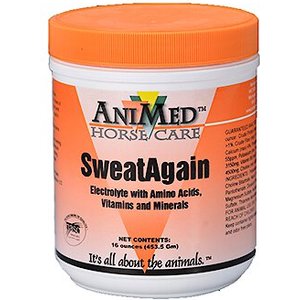 AniMed SweatAgain Horse Supplement, 1-lb tub