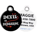Dog Tag Art Devil in Disguise Personalized Dog & Cat ID Tag, Small