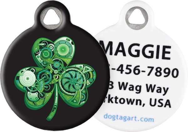 Dog Tag Art Irish Machine Personalized Dog & Cat ID Tag, Large slide 1 of 5