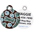 Dog Tag Art Java Paisley Personalized Dog & Cat ID Tag, Small