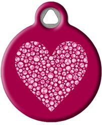 Dog Tag Art Valentine Heart Personalized Dog & Cat ID Tag, Small slide 2 of 5