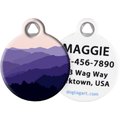 Dog Tag Art Mountain Landscape Personalized Dog & Cat ID Tag, Large