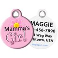 Dog Tag Art Mama's Girl Personalized Dog & Cat ID Tag, Small