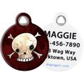 Dog Tag Art Skull & Crossbones Personalized Dog & Cat ID Tag, Large