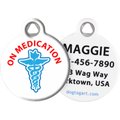 Dog Tag Art On Medication Personalized Dog & Cat ID Tag, Small