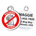 Dog Tag Art Squirrel Patrol Personalized Dog & Cat ID Tag, Small