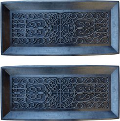 AmeriHome Rubber Boot Tray, 2 count