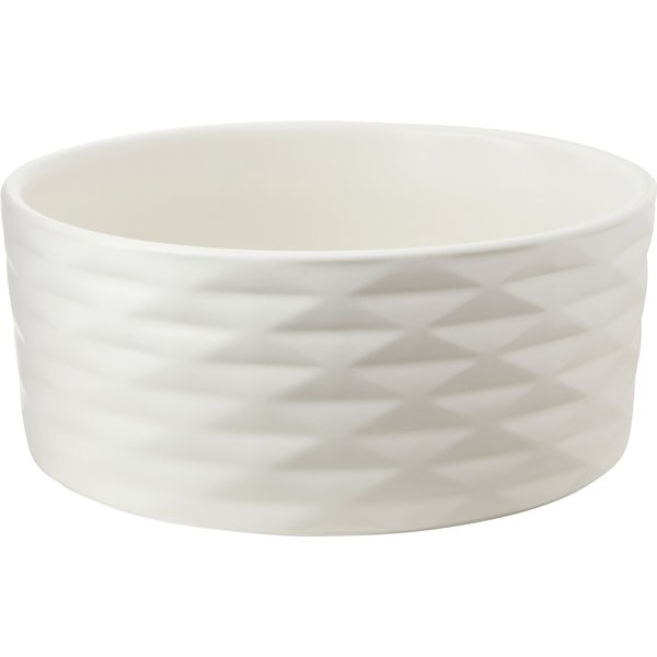 Bone White Ceramic Dog Bowl, Bole – Cafide Pets