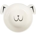 Frisco Dog Face Non-skid Ceramic Cat & Dog Bowl, Small: 2 cup