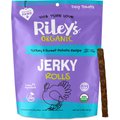 Riley's Organic Jerky Rolls Turkey & Sweet Potato Dog Treats, 5-oz pouch