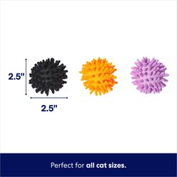 Frisco Halloween Moppy Ball Cat Toy with Catnip, 3 count slide 2 of 4