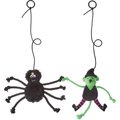 Frisco Halloween Witch & Spider Bouncy Cat Toy with Catnip, 2 count