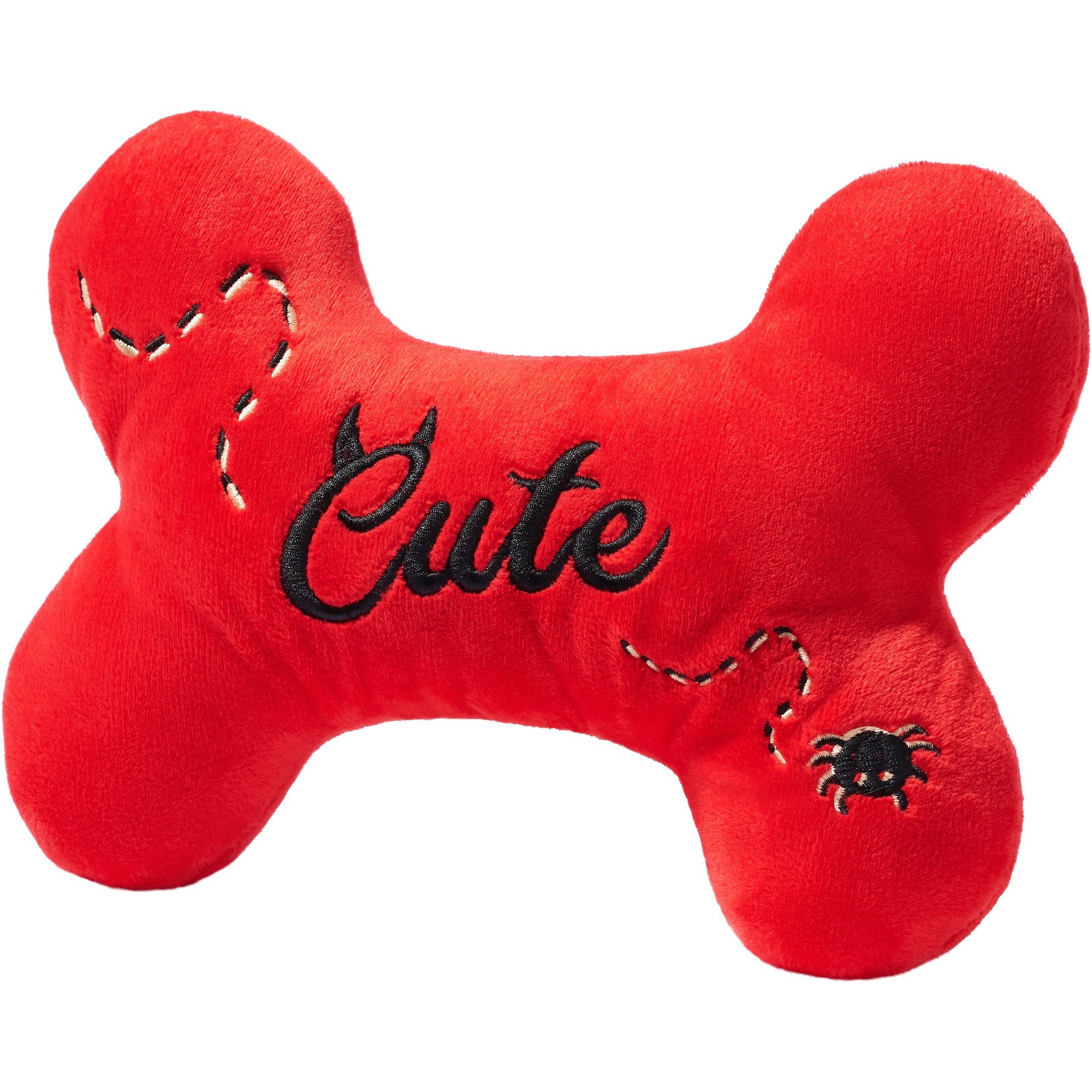 Frisco Halloween Good Bear, Bad Bear Reversible Plush Squeaky Dog Toy