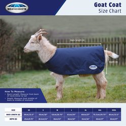 WeatherBeeta Deluxe Goat Coat, Navy, X-Large slide 2 of 2