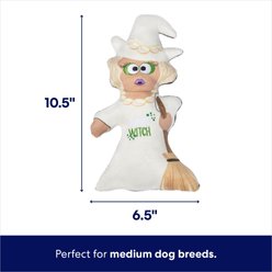 Frisco Halloween Good Witch, Bad Witch Reversible Plush Squeaky Dog Toy, Medium slide 2 of 6
