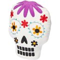 Frisco Halloween Day of the Dead Sugar Skull Plush Squeaky Dog Toy, Large